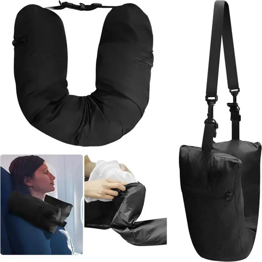 VoltPak™ Memory Travel Pillow