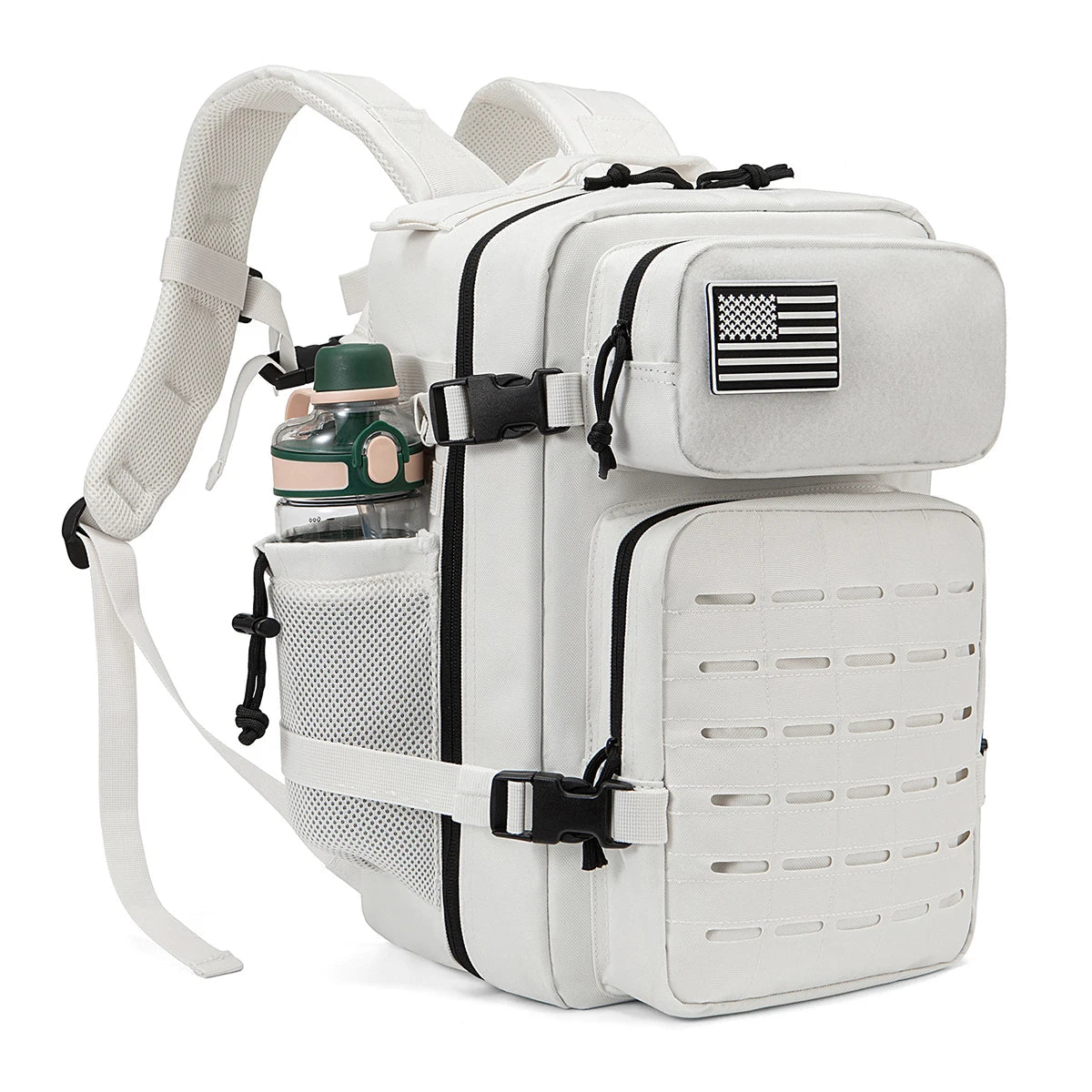 VoltPak™ Premium Tactical Backpack with Bottle Holder