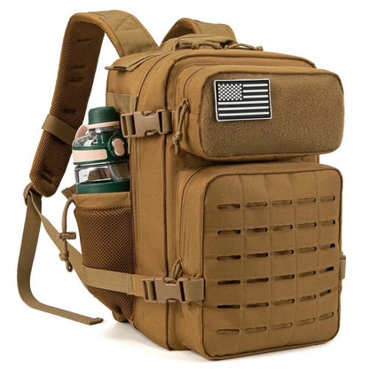 VoltPak™ Premium Tactical Backpack with Bottle Holder