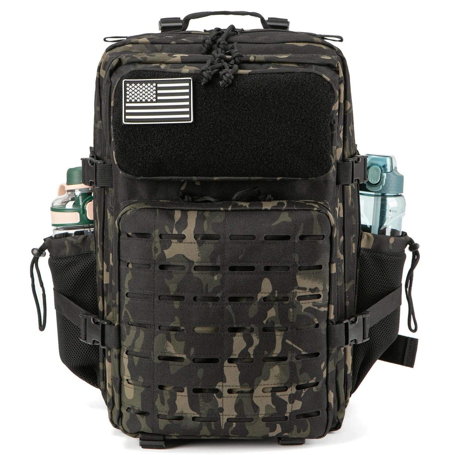 VoltPak™ Premium Tactical Backpack with Bottle Holder
