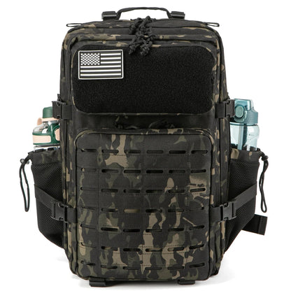 VoltPak™ Premium Tactical Backpack with Bottle Holder