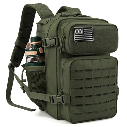 VoltPak™ Premium Tactical Backpack with Bottle Holder