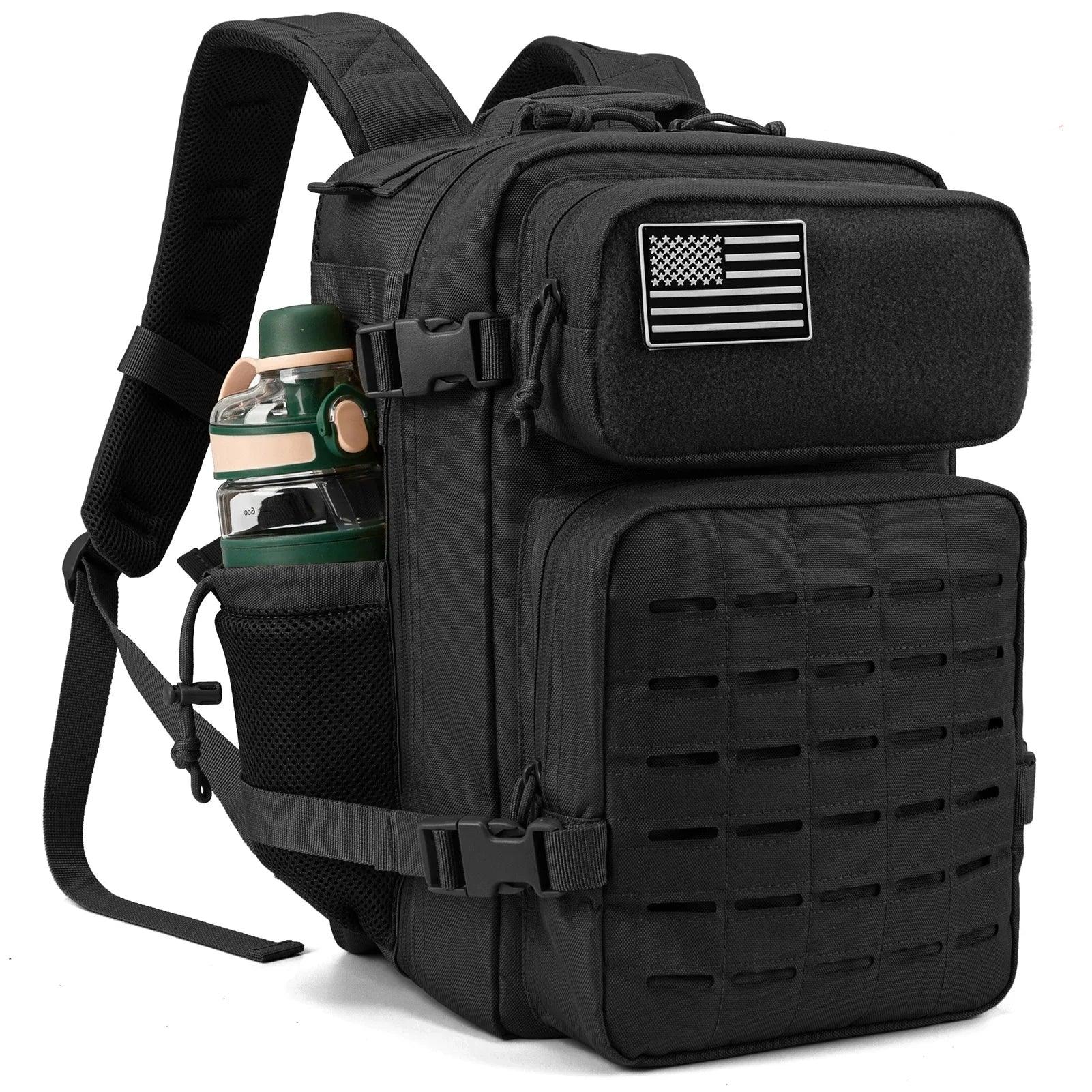 VoltPak™ Premium Tactical Backpack with Bottle Holder - VoltPak